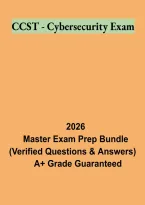 Cisco CCST Cybersecurity Exam Study Guide &vert; Security Fundamentals&comma; Practice Questions and Certification Prep