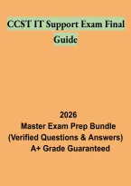 CCST IT Support Exam Final Guide &vert; Cisco IT Fundamentals&comma; Practice Questions and Certification Exam Prep