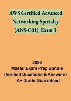 AWS Certified Advanced Networking Specialty ANS-C01 Exam 3 Study Guide &vert; Cloud Networking Practice Questions and Certification Prep