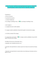 CAIB 1 Practice Verified Exam Questions and Answers 2026&sol;2027&period;&NewLine;Exam Questions and Correct Answers Already Graded A&plus;
