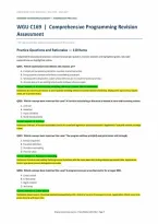 WGU C169 Scripting and Programming Applications Complete Study & Exam Prep Package Deal &lpar;PDF&rpar; &vert; 2026&ndash;2027 &vert; Western Governors University