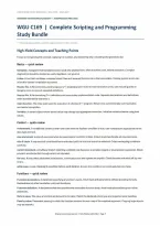 WGU C169 Scripting and Programming Applications&colon; Complete Study Bundle &ndash; 160 Practice Questions &lpar;PDF&rpar; &vert; 2026&ndash;2027 &vert; Western Governors University