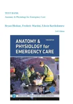 Anatomy & Physiology for Emergency Care&comma; 3rd Edition by Bledsoe&comma; Martini & Bartholomew &vert; Study Questions