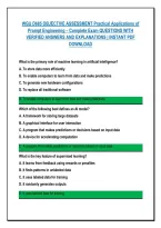 Wgu D685 Objective Assessment Practical Applications Of &NewLine;Prompt Engineering &ndash; Complete Exam Questions With &NewLine;Verified Answers And Explanations &vert; Instant Pdf &NewLine;Download 