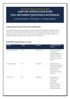Aanp Fnp Certification Exam &NewLine;Full 300 Newest Questions & Rationales &NewLine;&lbrack;Latest 2026 Edition &mdash; Just Released &mdash; All Domains Covered&rsqb;