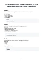 Soc 101 Straighter Line Final Updated Actual&NewLine;Exam Questions And Correct Answers&NewLine;