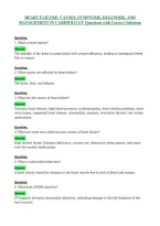Heart Failure Causes&comma; Symptoms&comma; Diagnosis&comma; And Management In Cardiolo Gy Questions