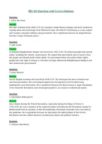 HIS-102 Questions with Correct Solutions