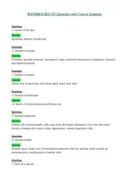 HONDROS BIO 253 Questions with Correct Solutions