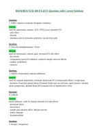 HONDROS NUR 180 EXAM 1 Questions with Correct Solutions