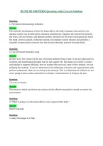 HLTH 383 MIDTERM Questions with Correct Solutions