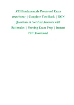 ATI Fundamentals Proctored Exam 2026&sol;2027 &vert; &NewLine;Complete Test Bank &vert; NGN Questions & Verified &NewLine;Answers with Rationales &vert; Nursing Exam Prep &vert; &NewLine;Instant PDF Download