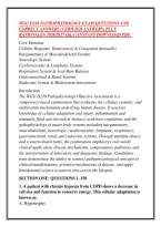 Wgu D236 Pathophysiology Exam Questions And &NewLine;Correct Answers &lpar;Verified Answers&rpar; Plus &NewLine;Rationales 2026&sol;2027 Q&A &vert; Instant Download Pdf&period;
