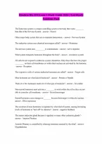 Hondros Bio 254 Exam 1 Questions and Answers Graded A QUESTIONS AND ANSWERS RATED A LATEST UPDATE 2026