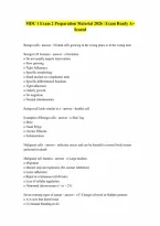 MDC 1 Exam 2 Prep Questions and Answers Already Graded A Updated 2026