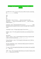 Segment 2 Michigan Test Questions and Answers Already Graded A Guaranteed Pass