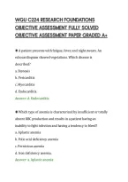 Wgu C224 Research Foundations&NewLine;Objective Assessment Fully Solved&NewLine;Objective Assessment Paper Graded A