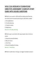Wgu C224 Research Foundations&NewLine;Objective Assessment Complete Study&NewLine;Guide With Solved Questions