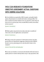 Wgu C224 Research Foundations&NewLine;Objective Assessment Actual Questions&NewLine;With Verified Solutions