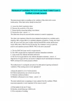 Exam 2 Mechanical Ventilation NCLEX Exam with correct Answers