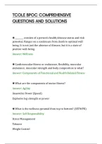 Tcole Bpoc Comprehensive&NewLine;Questions And Solutions