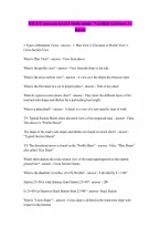 NICET concrete level 1 questions and answers graded A Questions and Answers 100 Pass