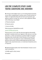 Leik Fnp Complete Study Guide&NewLine;Tested Questions And Answers