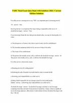 TABC Final Exam 2026 Quiz Bank with complete solutionEverything you need to pass TABC is here Complete Questions and Verified Answers