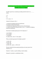 TCFP Prep as of 20262027 Actual Verified Questions with 100 Correct Answers Graded A