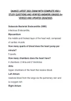 Daance&lowbar;Latest&lowbar;2021&lowbar;Exam&lowbar;With&lowbar;Complete&lowbar;450&lowbar;&plus;&lowbar;Study&lowbar;Questions&lowbar;And Deatiled Answers 