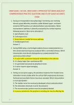 Cnim Exam &sol; Actual Cnim Exam 1 Approved Test Bank 2026&sol;2027  &NewLine;Comprehensive Practice Questions And Study Guide Accurate &NewLine;Exam
