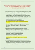 Dynatrace Professional Certification Written Exam 2026&sol;2027 &NewLine;Actual Test Bank Comprehensive Practice Questions And &NewLine;Study Guide Complete Accurate Exam