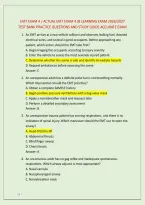 Emt Exam 4 &sol; Actual Emt Exam 4 Jb Learning Exam 2026&sol;2027 &NewLine;Test Bank Practice Questions And Study Guide Accurate Exam