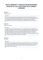 M100 Community Association Management&NewLine;Updated Actual Questions With Correct&NewLine;Answers