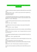 EMT Midterm Exam Study Guide Updated 2026