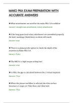 Mako Pka Exam Preparation With&NewLine;Accurate Answer