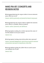 Mako Pka Key Concepts And&NewLine;Revision Notes