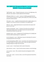 WGU D099 Sales Management OA Objective Assessment 70 Answers 20262027 RATED A