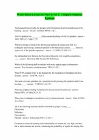 Nicet Level 1 Water Based Layout Questions and Answers Graded A Complete Questions and Verified Answers