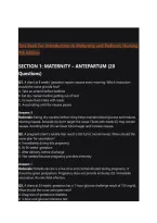 Test Bank For Introduction to Maternity and Pediatric Nursing 9th Edition