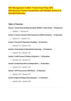 NYC Management Auditor Trainee Exam Prep 2026&NewLine;300-Question Practice Examination with Multiple Answers & Detailed Rationales