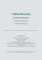 7 Brew Brewista&NewLine;Certification Examination Complete  Question Bank 2026 2027 Testing Cycle&NewLine;