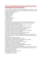 ATI PN Growth and Development Practice Questions and Answers &NewLine;with Rationales &vert; 2026&ndash;2027 Exam Review