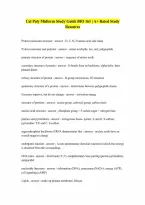 BIO 161 midterm 1 cal poly Complete Questions and Verified Answers