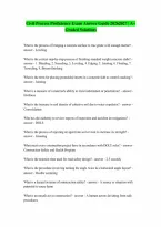 Civil Process Proficiency Exam Questions and Answers Answers 20262027 RATED A