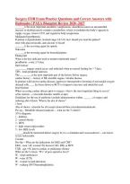 Surgery EOR Exam Practice Questions and Correct Answers with &NewLine;Rationales &vert; PAEA Blueprint Review 2026&ndash;2027