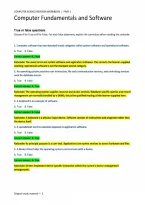 Computer Fundamentals & Software 100 Practice Questions with Answers & Rationales&period;pdf&NewLine;&NewLine;