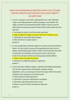 Ngn Ati Rn Comprehensive Predictor Exam Actual Test Bank &NewLine;2026&sol;2027 Practice Questions And Study Guide Complete &NewLine;Accurate Exam