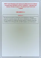 Fdny Refrigeration Exam Questions And Correct Answers &lpar;Verified Answers&rpar; With Rationales&vert; Instant Download