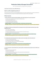 BSc Nursing Medication Calculations Set 2&colon; 100 New Practice Questions &lpar;PDF&rpar; &vert; 2026&ndash;2027 &vert; St&period; Joseph's College of Nursing